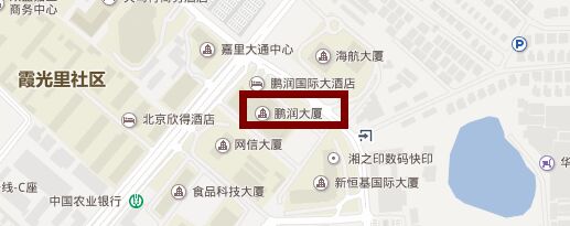 鹏润大厦地图